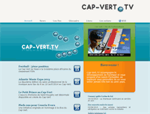 Tablet Screenshot of cap-vert.tv